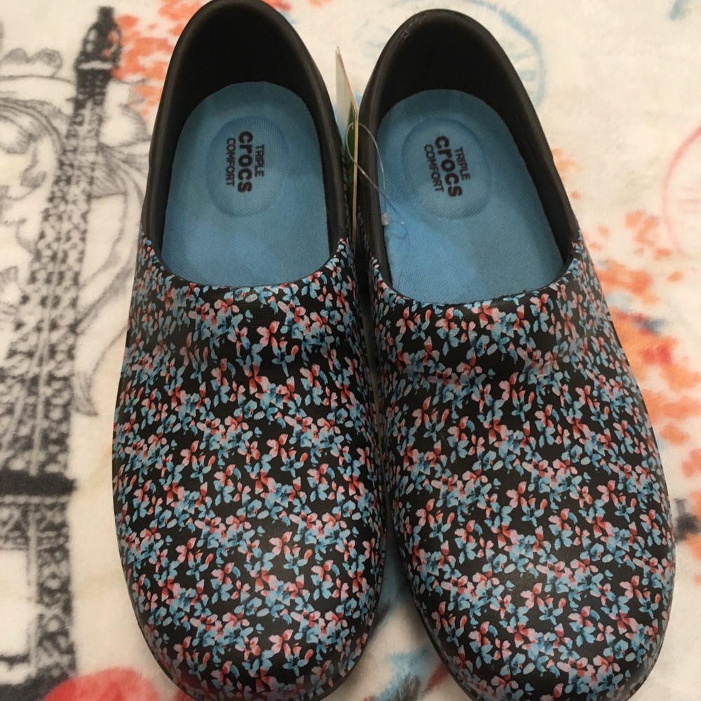 Floral Crocs